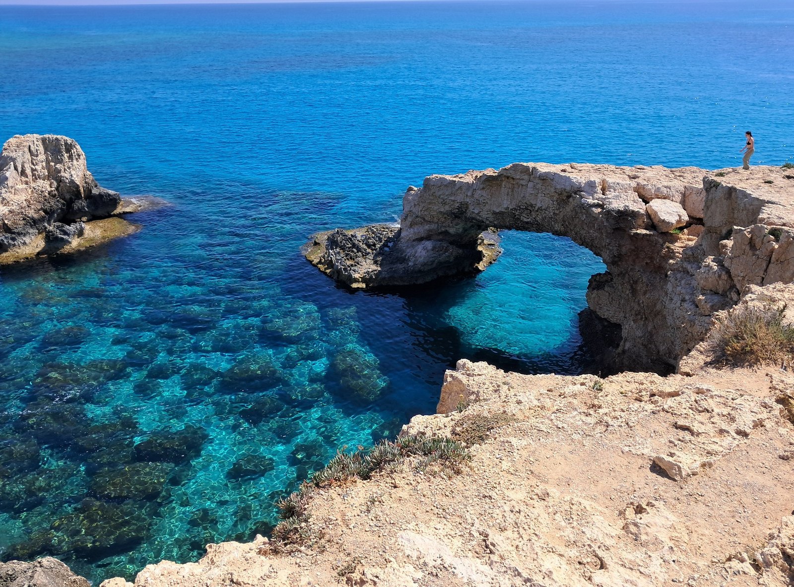 Drive to Love Bridge with a paphos car rental